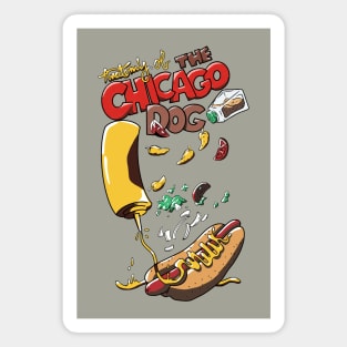 Anatomy of a Chicago Dog Magnet